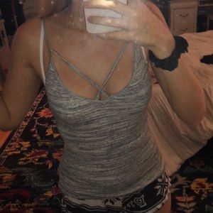 Grey Tank Top Hollister